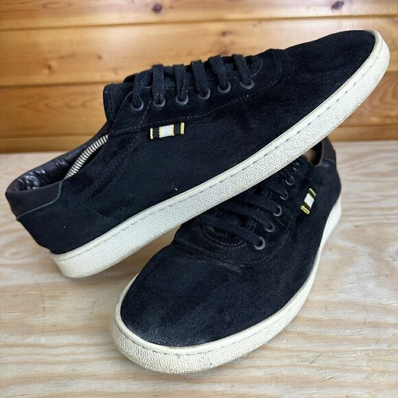 Aprix Men’s Black Suede low tops Sneakers size 42 / US 9 - Picture 2 of 6